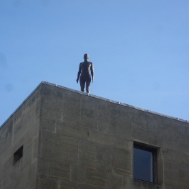 by Anthony Gormley, roo4f of Exeter College, Turl/Broad Street, 2009